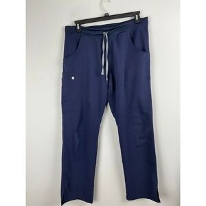 FIGS Technical Collection Men's Navy‎ Blue Scrub Pants Size Large Cargo Pocket